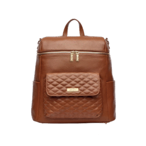 Monaco Diaper Bag | Caramel Brown